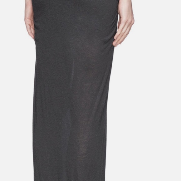 Helmut Lang Lush Jersey Slit Maxi Skirt size Large - Picture 3 of 8